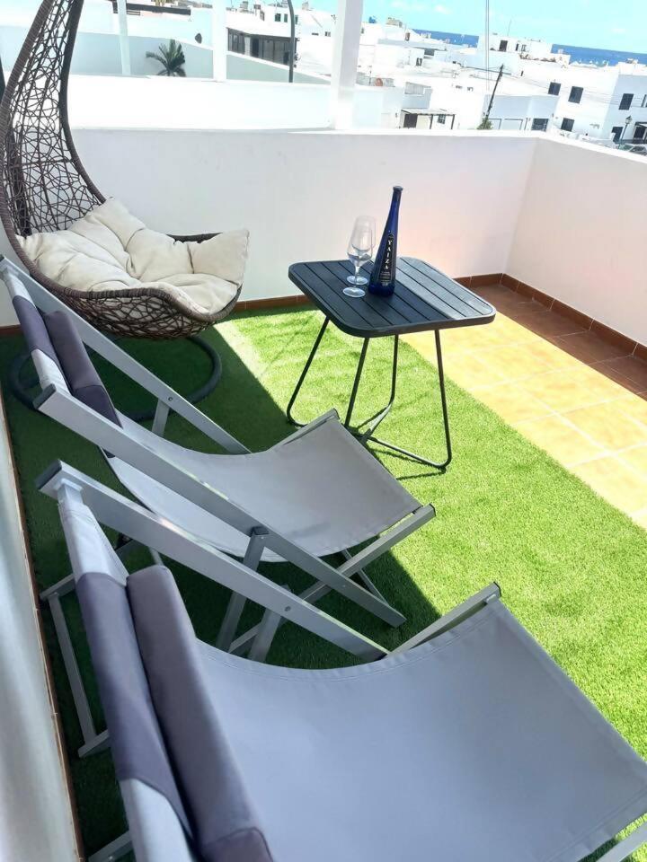 Gran Terraza 1 Minuto De Las Piscinas Naturales Punta Mujeres Exterior foto